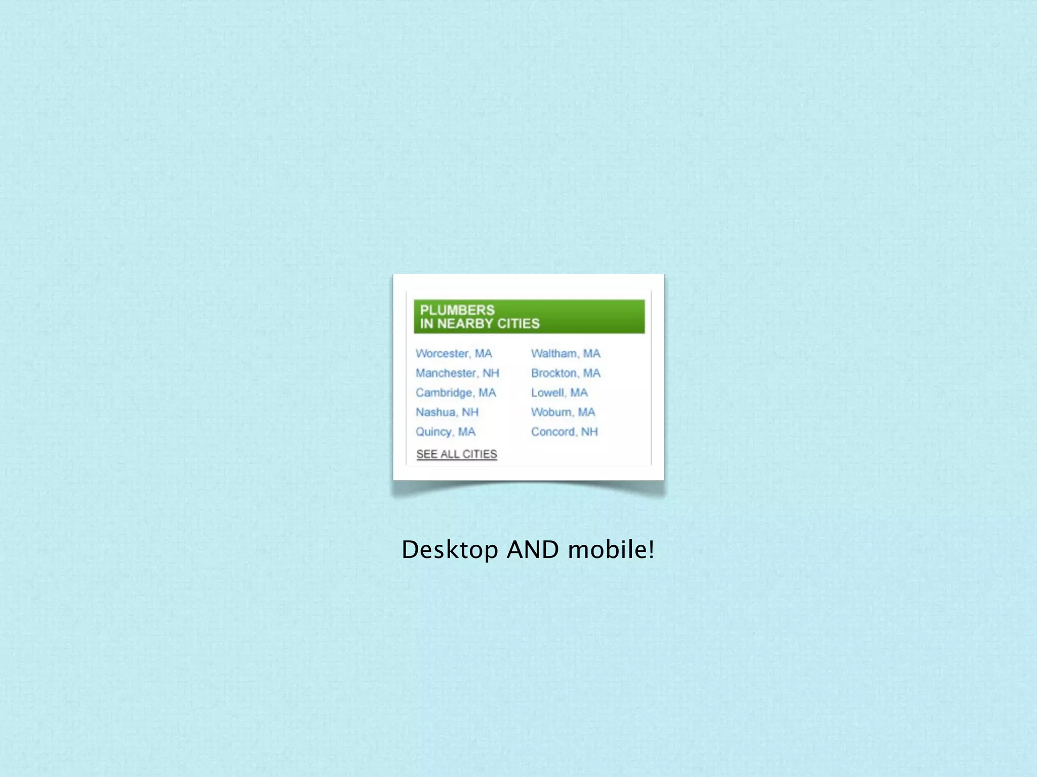 Doing Better Next Time.
 