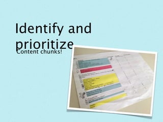 Work out a grid template(s).
 