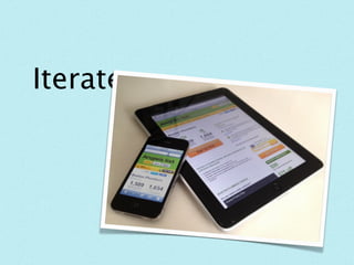 Thanks!
GET THIS SHOW!
Slides at: slideshare.net/lydiawhitehead

A VERY SHORT LIST OF HELPFUL RESPONSIVE DESIGN TOOLS & RESOURCES
www.responsive.is
www.thismanslife.co.uk/projects/lab/responsivewireframes/
www.alistapart.com/articles/responsive-web-design/
www.lukew.com/ff/entry.asp?1514
www.adactio.com/journal/5351/
Responsive Web Design by Ethan Marcotte

PERSONAL PLUG
@lydiology
about.me/lydiology
smallboxweb.com
 