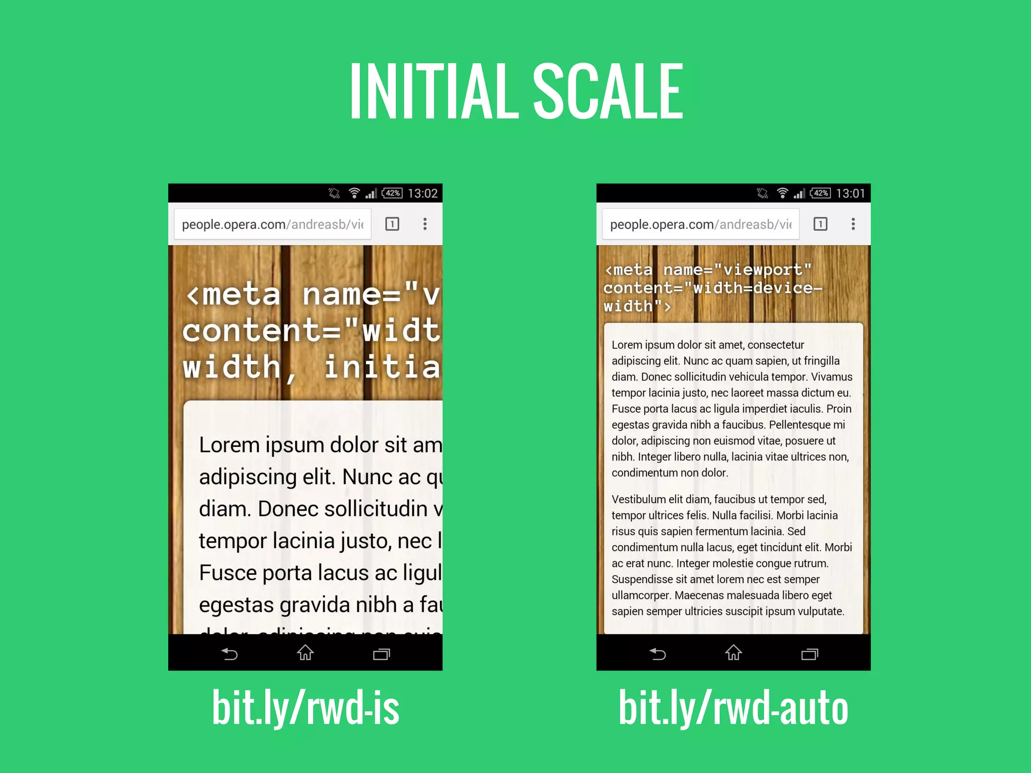INITIAL SCALE
bit.ly/rwd-is bit.ly/rwd-auto
 