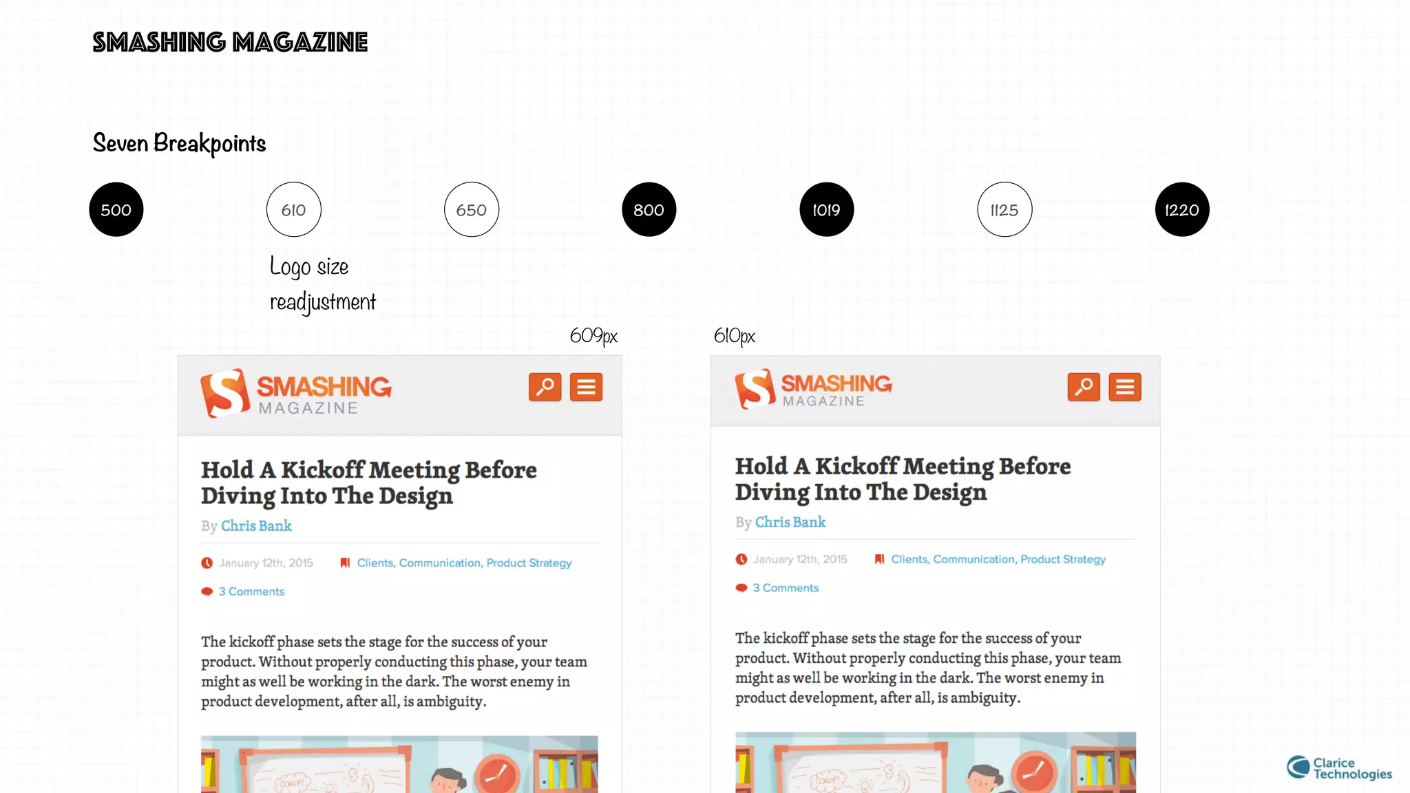 smashing magazine
Logo size
readjustment
609px 610px
Seven Breakpoints
122011251019800650610500
 