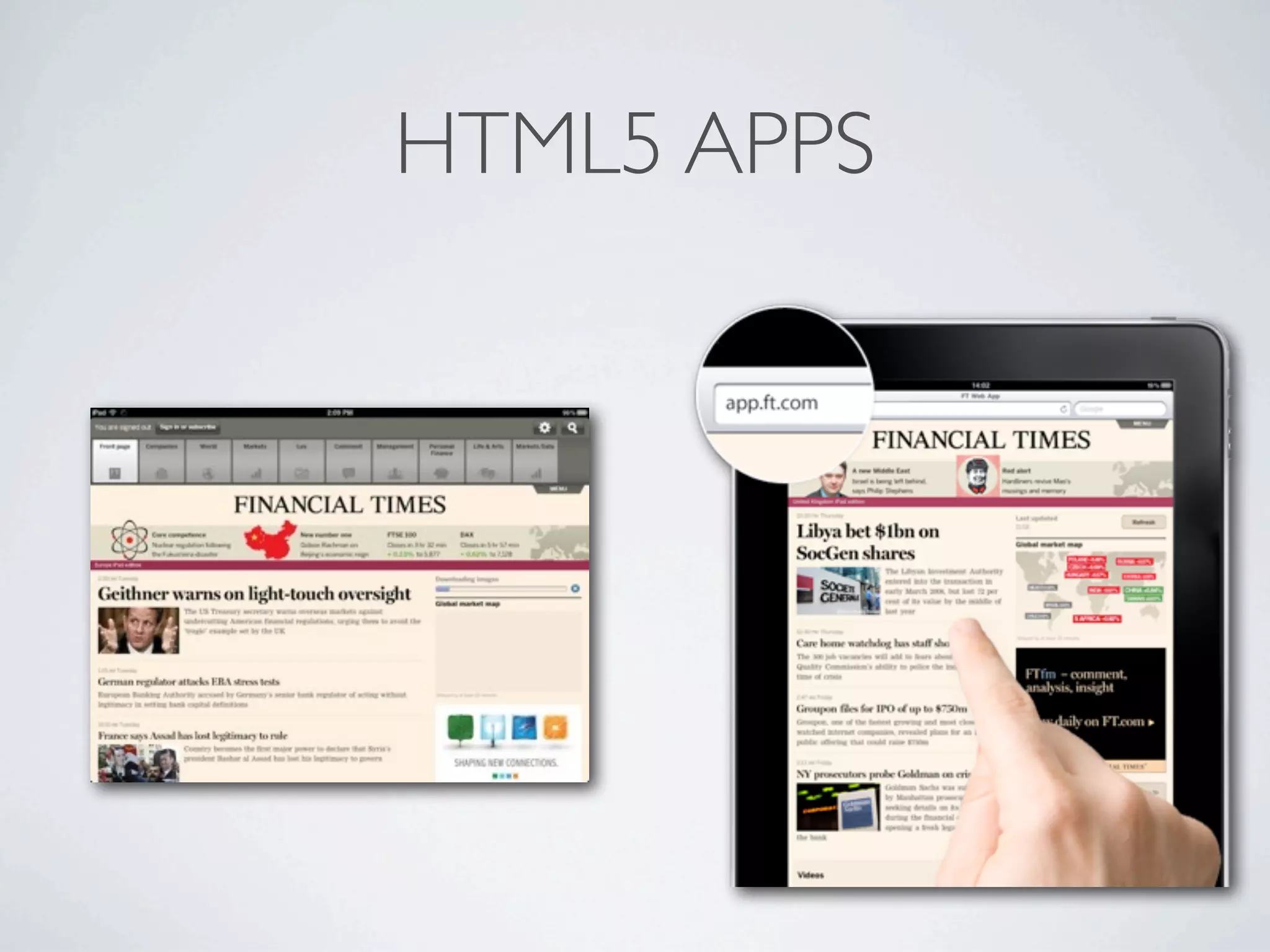 HTML5 APPS
 