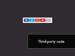 Third-party code
 