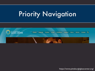 Priority Navigation
https://www.pittsburghglasscenter.org/
 