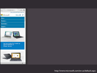 http://www.microsoft.com/en-us/default.aspx
 
