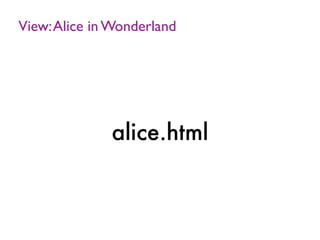 View:Alice in Wonderland
alice.html
 