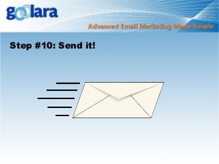 Step #10: Send it!

 
