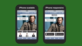 iPhone scalable iPhone responsive
 