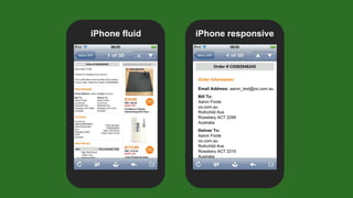 iPhone fluid iPhone responsive
 