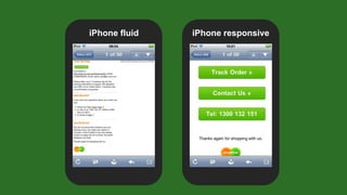 iPhone fluid iPhone responsive
 