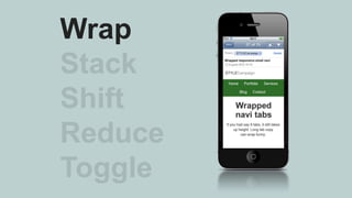 Wrap
Stack
Shift
Reduce
Toggle
 