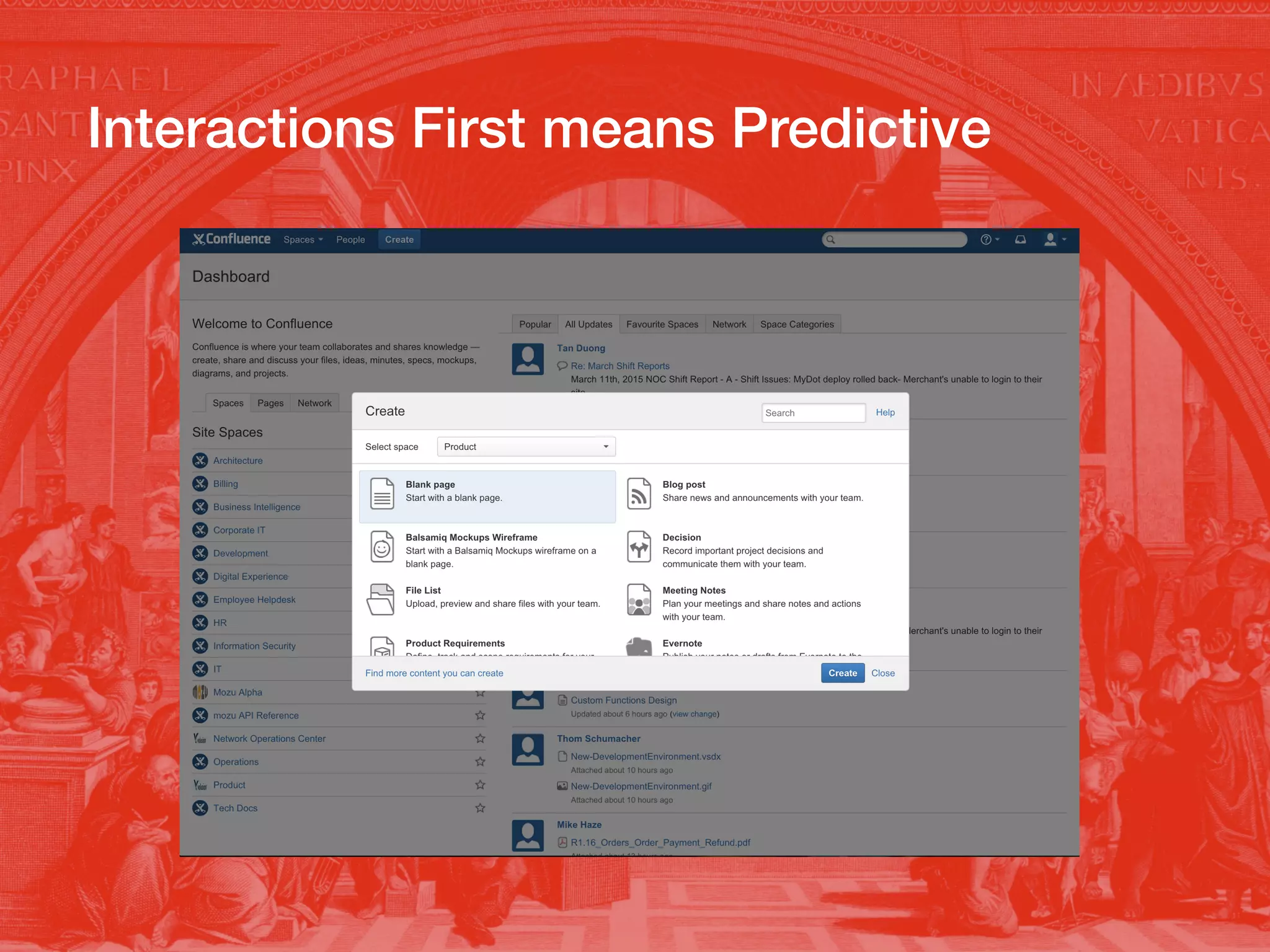 Interactions First means Predictive!