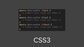 escolha
um grid system
 