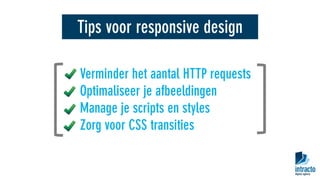 Responsive & mobile websites