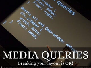 Responsive Design and Mobile First