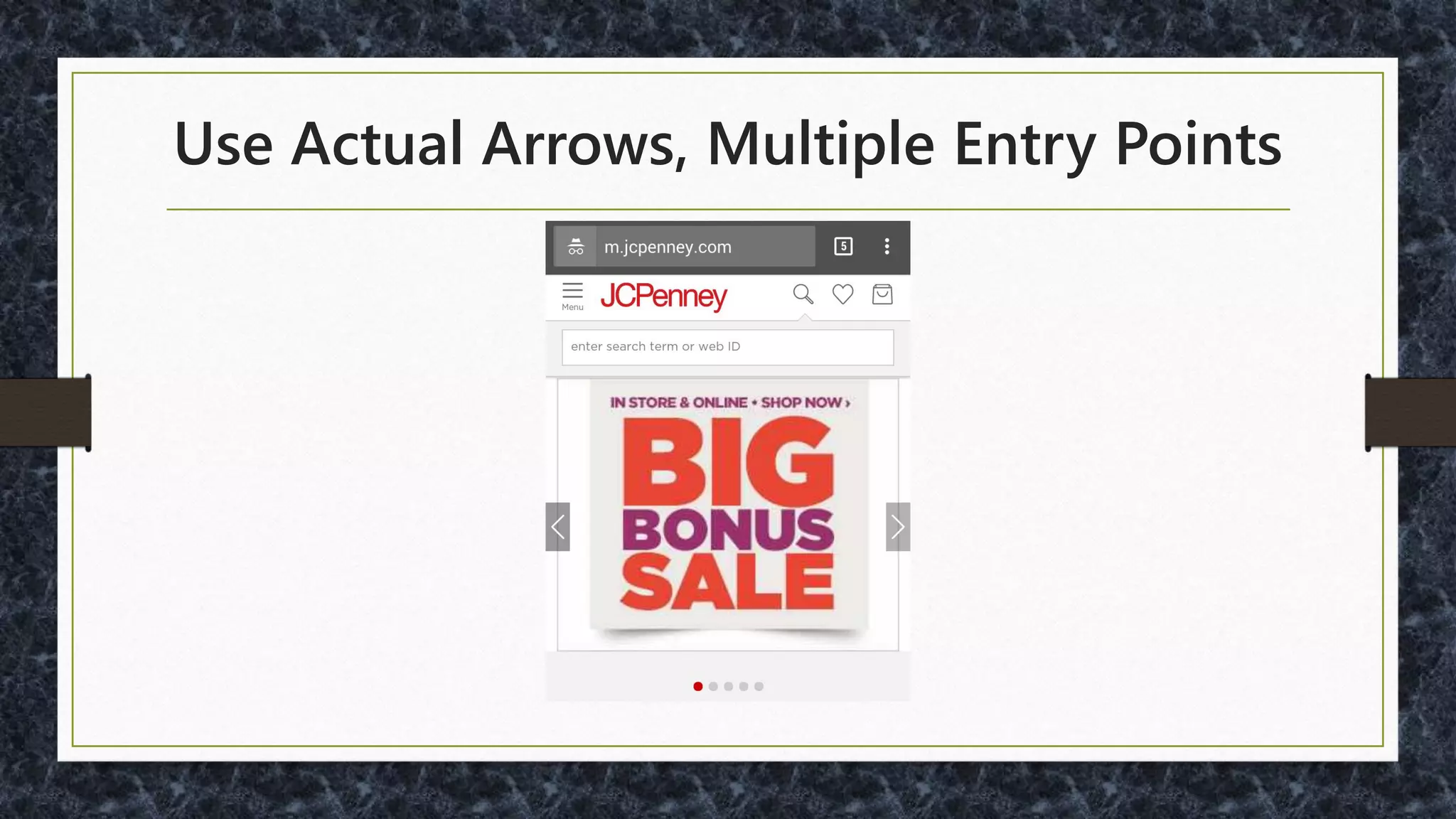 Show Part of a Second Slide
 