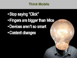 Think Mobile




               Fidelity Confidential Information
 