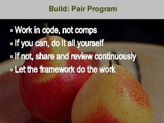 Build: Pair Program
 