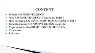 Responsive Design | PPTX