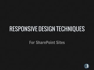 For SharePoint Sites
 