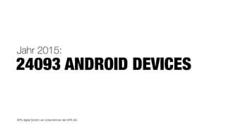 KPS digital GmbH, ein Unternehmen der KPS AG
24093 ANDROID DEVICES
Jahr 2015:
 