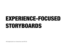 KPS digital GmbH, ein Unternehmen der KPS AG
EXPERIENCE-FOCUSED
STORYBOARDS
 