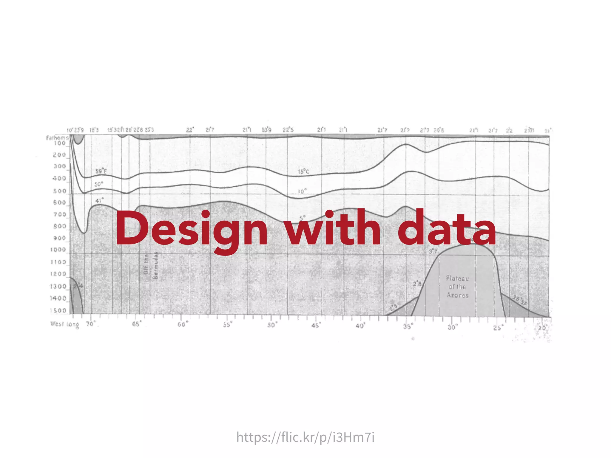 Design with data 
https://flic.kr/p/i3Hm7i 
 