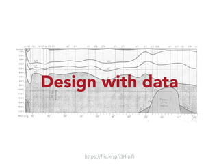 Design with data 
https://flic.kr/p/i3Hm7i 
 