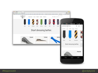 #ResponsiveIA @andybywire
 