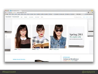 #ResponsiveIA @andybywire
 