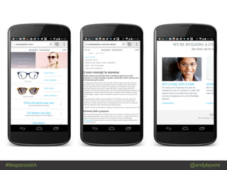 #ResponsiveIA @andybywire
 