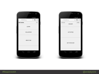 #ResponsiveIA @andybywire
 