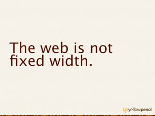 Using the knowledge gained from our discovery conversations, we will audit existing content both quantitatively and
qualitatively. What exists on your current site? And, more importantly, is it doing what you need it to do? We'll create a
site map for your project and show where everything belongs. This process will inform what and how we
communicate, and establish the features your users need. Well-planned, well-structured content will help us create
both the interaction and visual design systems.
 