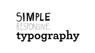 typography
 