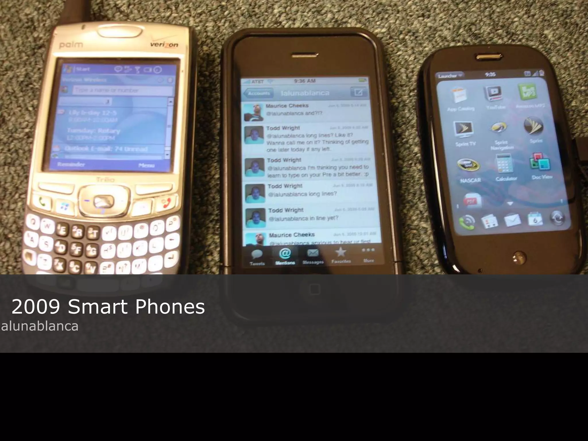 Title Flickr: photographer 2009 Smart Phones Flickr: lalunablanca 