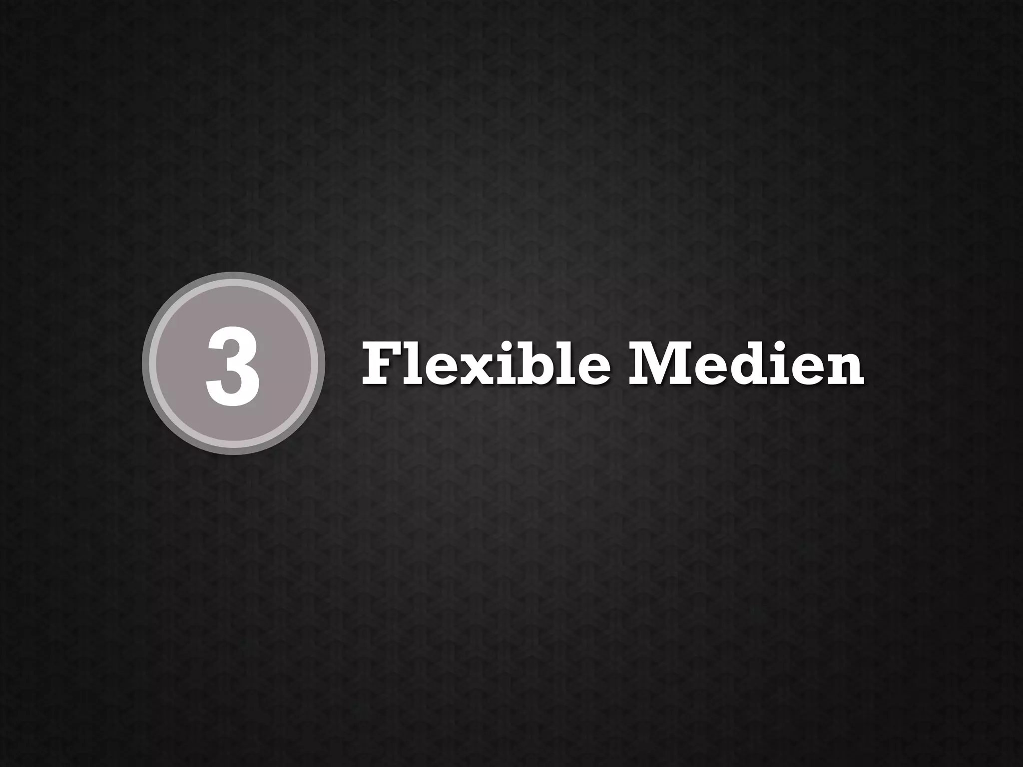 3   Flexible Medien
 