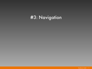 Mayflower GmbH I 11
#3: Navigation
 