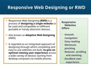 Responsive Web Designing for web development | PPTX