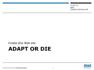 ADAPT OR DIE Create One Web site 