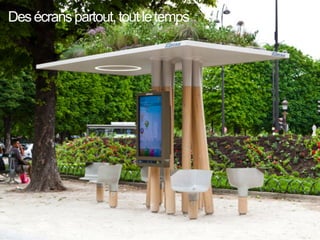 Des écrans partout, tout le temps 
 