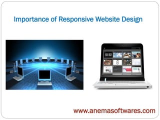 Importance of Responsive Website Design
www.anemasoftwares.com
 