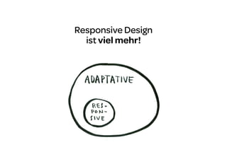 Responsive Design
ist viel mehr!

 