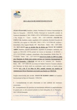 Resposta referente a mentira publicada pelo Jornal O Tempo