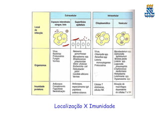 Localização X Imunidade

 