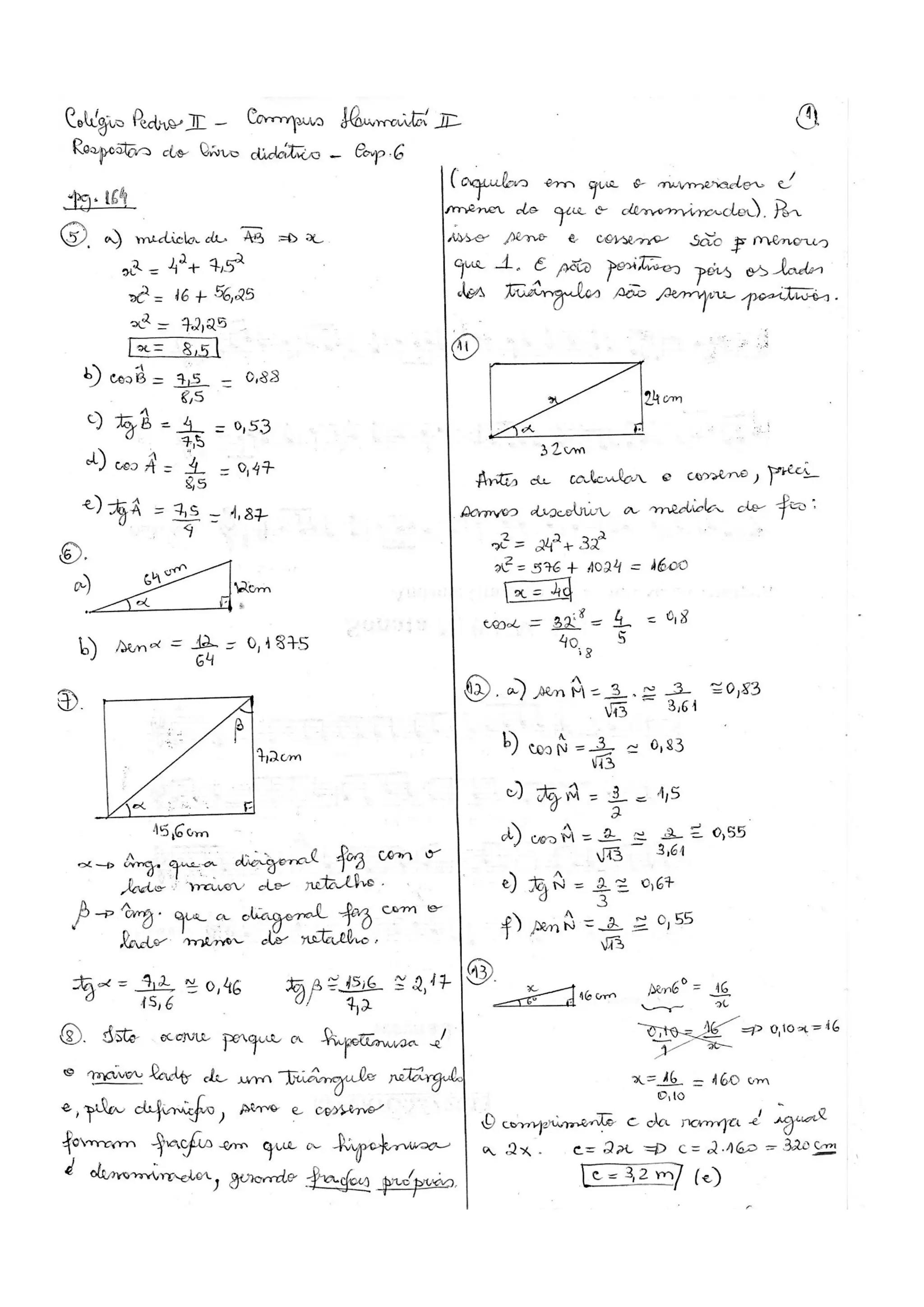 Respostas do livro didático - Matemática - 9º ano - Bianchini | PDF ...