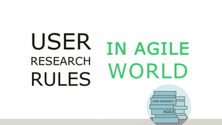 Respoteam Agile User Research Manifesto