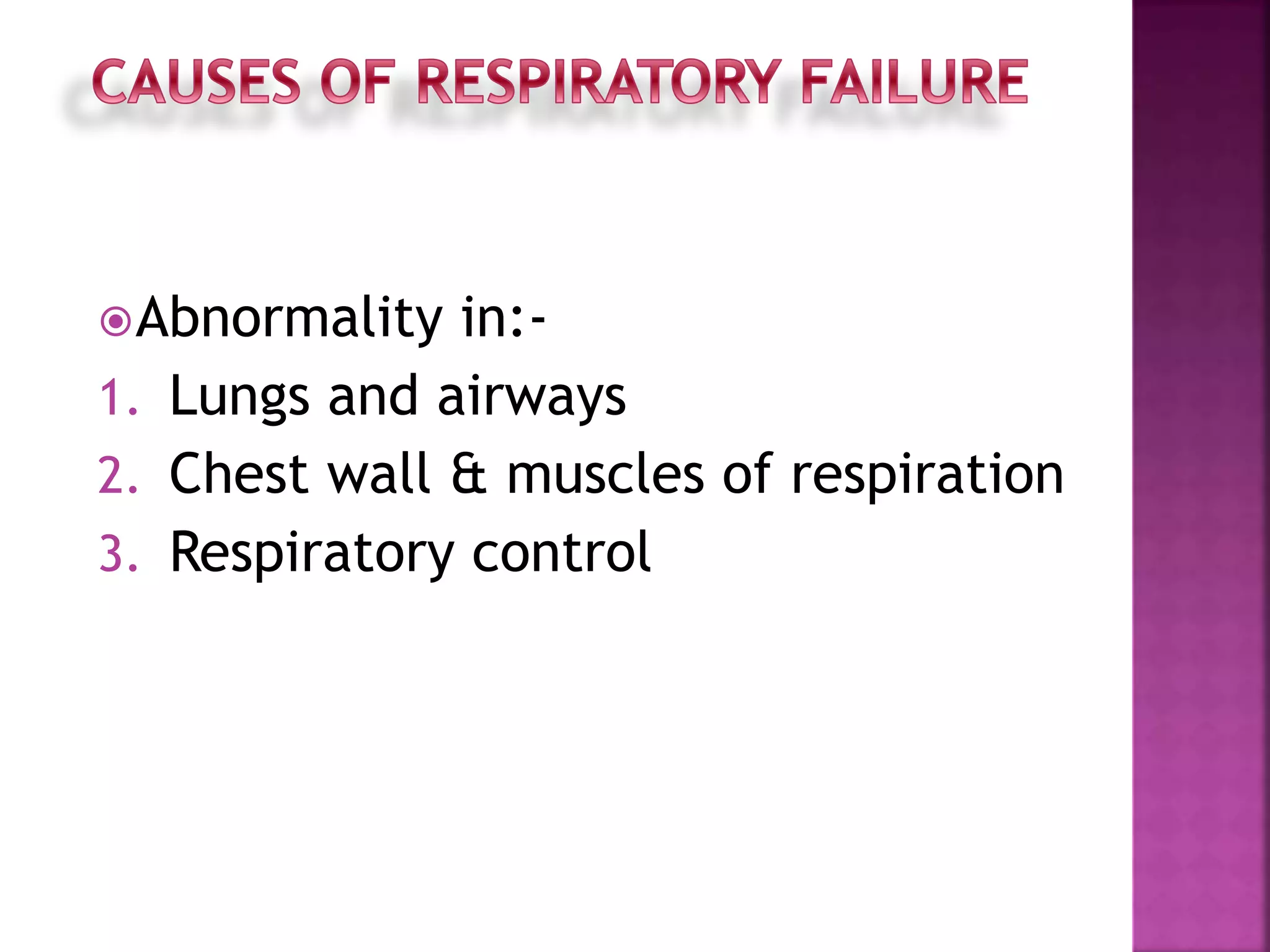 Resp physiology & respiratory failure in children | PPTX