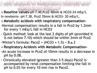 Resp physiology & respiratory failure in children | PPTX