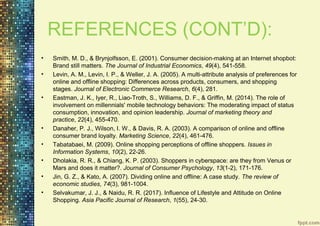 online shopping vs traditional shopping research