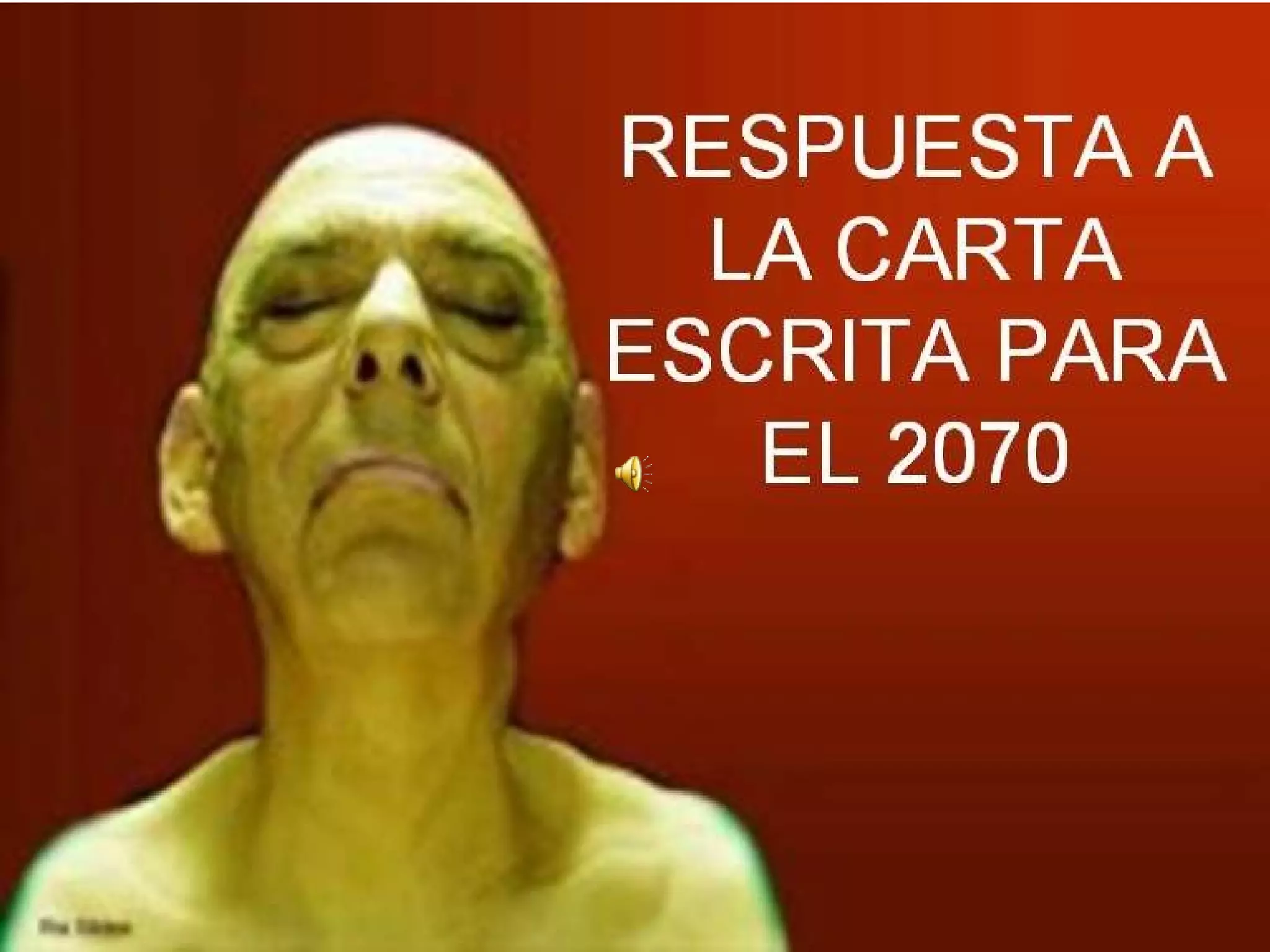 Respuesta a la carta escrita para el 2070 | PPS